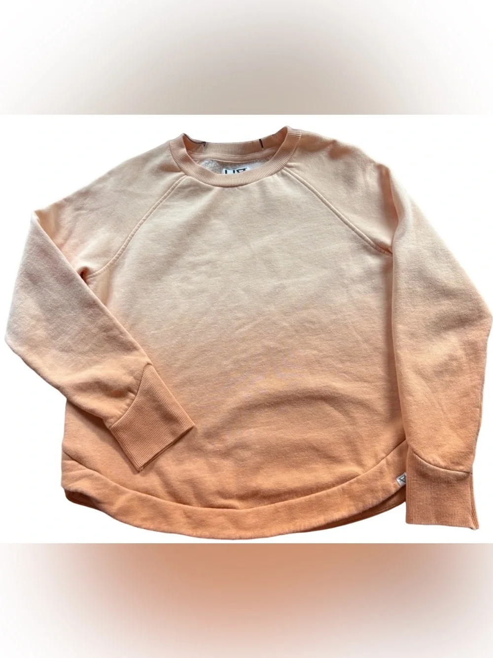 LIV Outdoor Life Integrity Earth Ombré Orange Crewneck Sweatshirt Size Small EUC